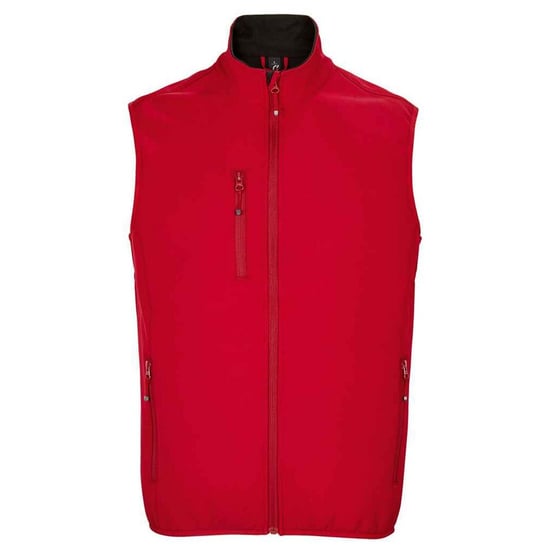 SOLS Herren Falcon Softshell Recycled Body Warmer (Pepper Red) - Image 1