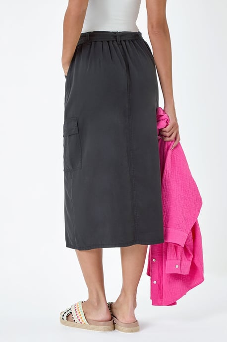 Pocket Detail Cargo Skirt