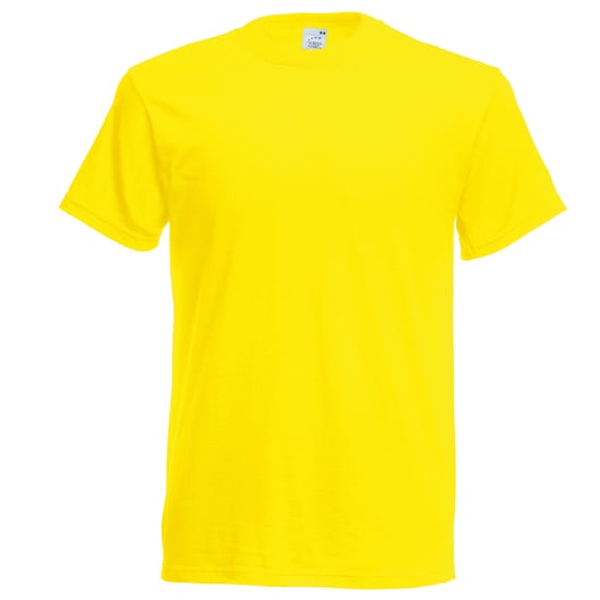 Screen Stars Fruit Of The Loom Original Herren T-Shirt, Kurzarm (Gelb) - Image 1