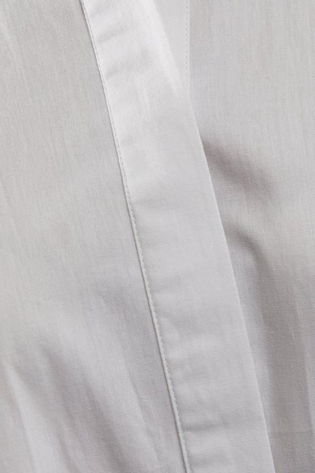 Poplin Tie Detail Relaxed Shirt Dress