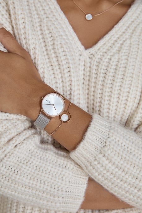 Skagen Freja Silber Damen Armbanduhr SKW3017 - Image 3
