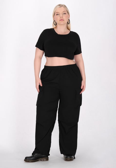 Mymo Hosen in großen Größen Frauen Schwarz - Image 2