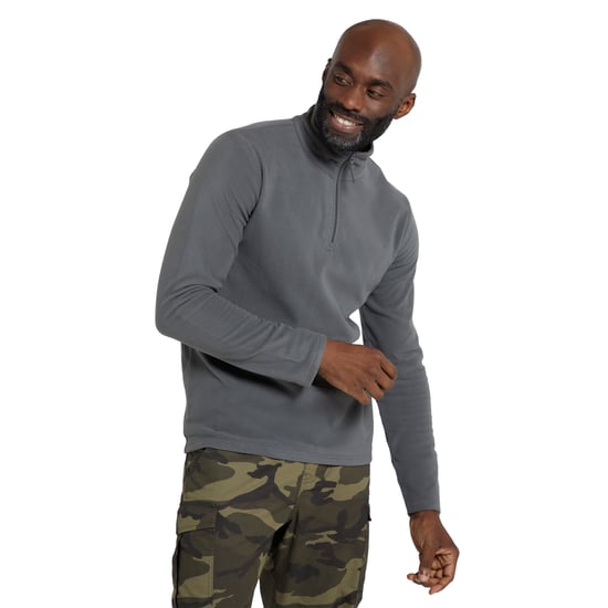 Mountain Warehouse Herren Camber II Half Zip Fleece Top (Grau) - Image 1