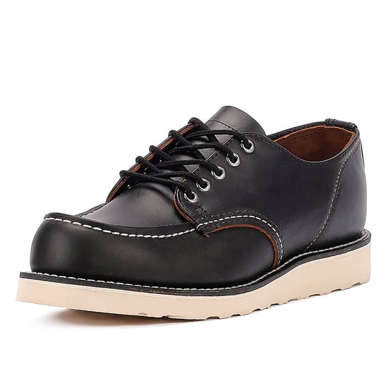 Red Wing Shoes Shop Moc Oxford 8092 Herren Schwarz Prärie Schuhe - Image 3