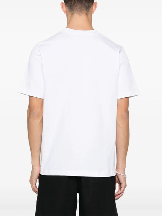 Casablanca Tennis Club Icon bedrucktes T-Shirt in Weiß - Image 4