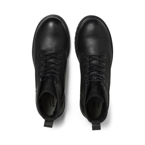 Herrenstiefel Buckley aus Leder von der Marke Jack & Jones. Der Schuh ist aus hochwertigem Leder gefertigt. Marke: Jack & JonesModellname: Buckley Leather BootKategorie: HerrenschuheMaterialien: LederFarbe: anthrazit schwarz - Image 3
