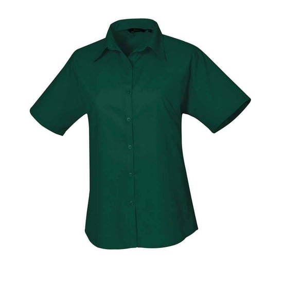 Premier - Bluse für Damen kurzärmlig (Flaschengrün) - Image 1