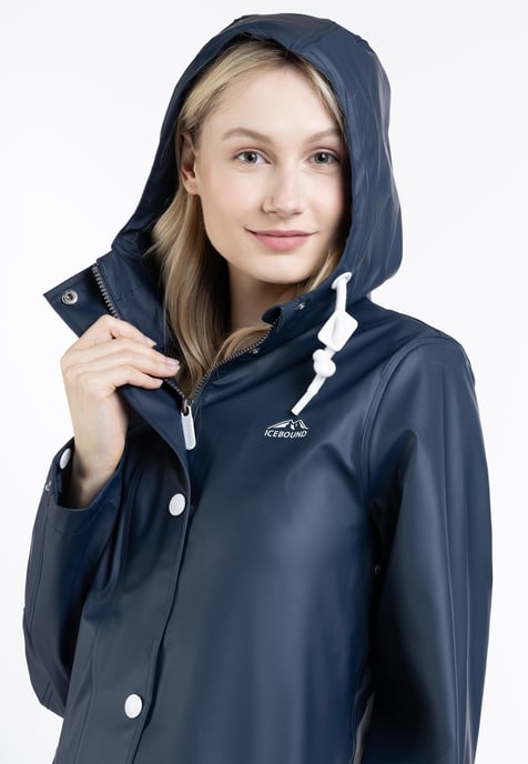 ICEBOUND Regenjacke Damen Marine - Image 3