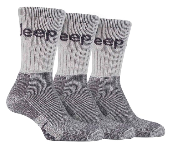 Herren 3 Paar Jeep Terrain Cushion Sole Wandern Wandern Arbeit Socken - Image 1