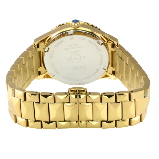 Siena Schweizer Quarz MOP Zifferblatt 316L Edelstahl Diamant Uhr - Image 3