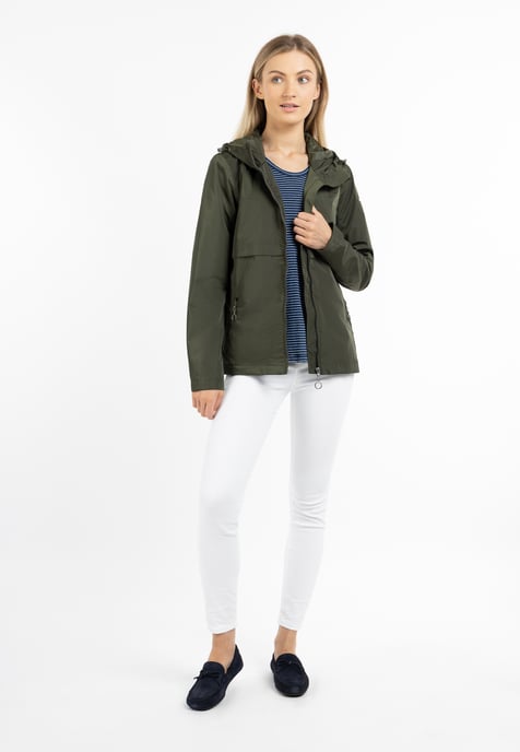 Dreimaster Übergangsjacke Damen Militäroliv - Image 2