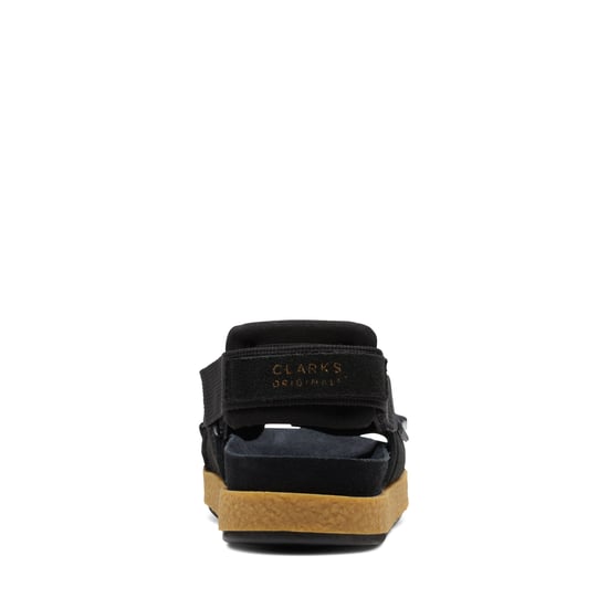 Men's Clarks Originals Overleigh Tor Sandals in Black - Image 6