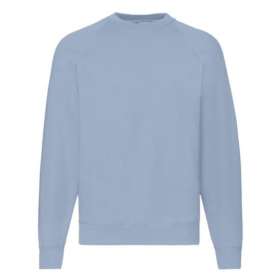 Fruit Of The Loom Herren Raglan-Ärmel Belcoro® Sweatshirt (Mineral Blau) - Image 1