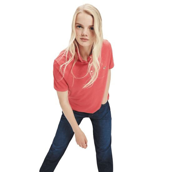 Polo Tommy Jeans Damen klassisches Logo - Image 3