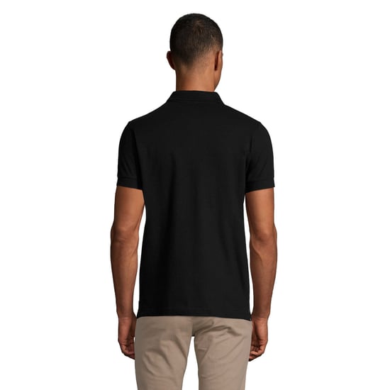 SOLS - "Portland" Poloshirt für Herren (Schwarz/Grau) - Image 2