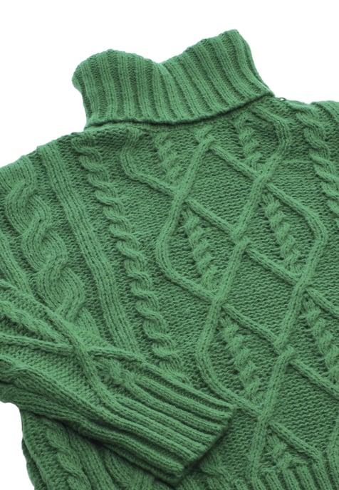 Mymo Rollkragenpullover Damen grün - Image 3