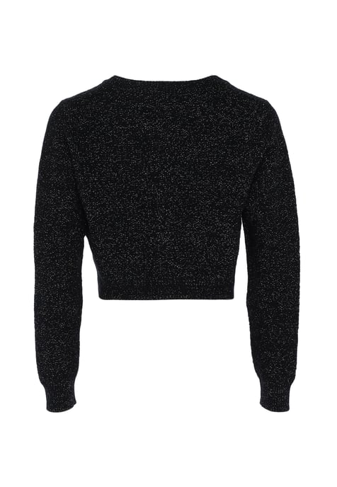 Mymo Cardigan mit Effektgarn Damen schwarz - Image 2