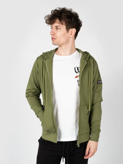 Iceberg Sweatshirt Hoodie Herren grün - Image 3