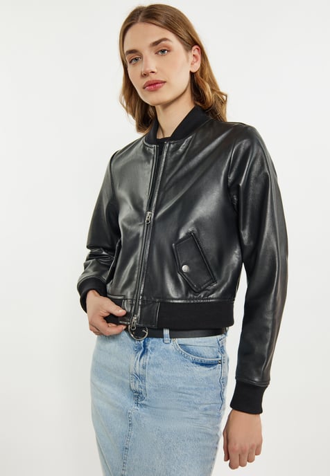 Dreimaster Jacke Damen schwarz - Image 3
