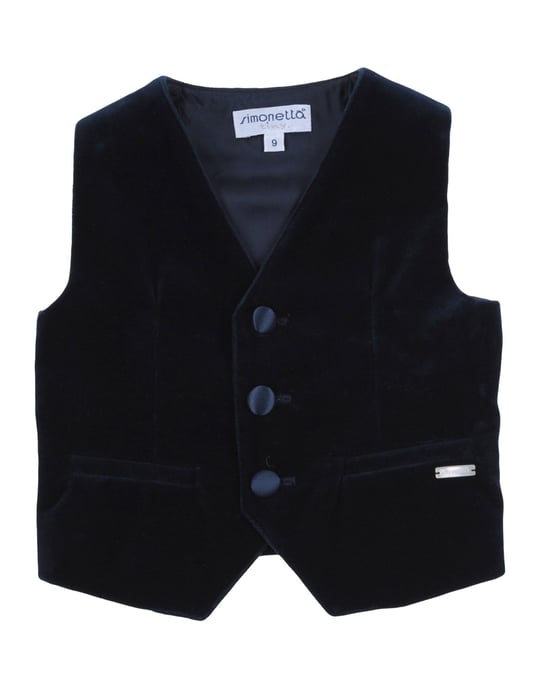 SUITS AND JACKETS Simonetta Tiny Dark blue Boy Cotton
