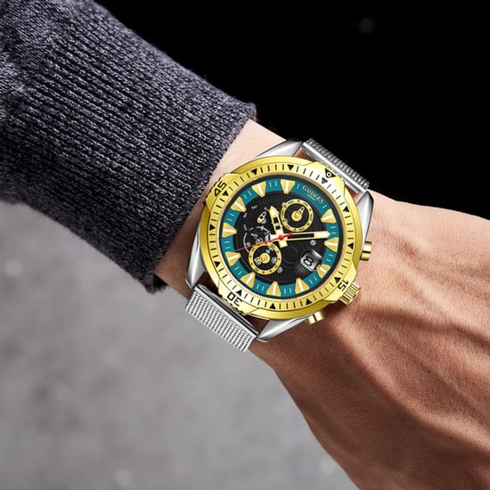 GAMAGES OF LONDON Limited Edition Hand Assembled Vanguard Automatic Two Tone Teal