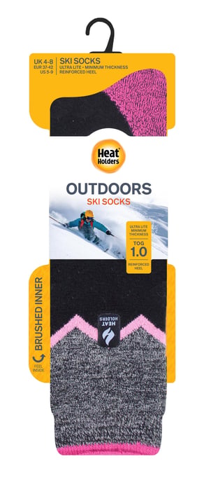 HEAT HOLDERS LITE - Thermische ultradünne Herren-Skisocken Funky - Image 2