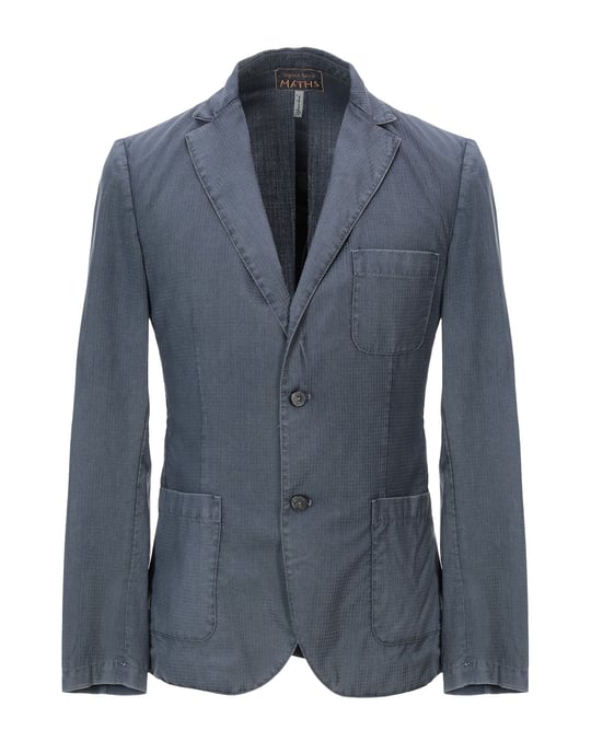 SUITS AND JACKETS Myths Slate blue Man Virgin Wool