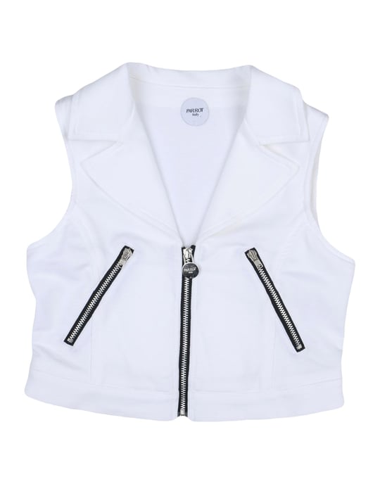 SUITS AND JACKETS Parrot White Girl Cotton