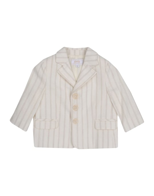 SUITS AND JACKETS Aletta Ivory Boy Cotton