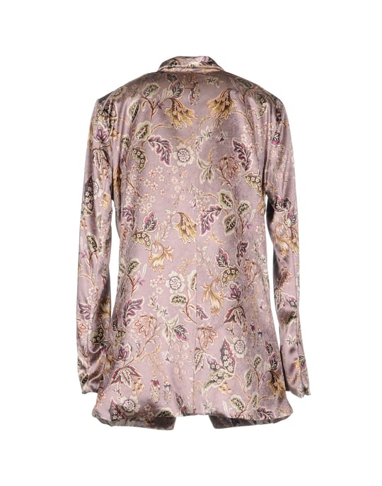 Motel Pastel Pink Print Single Breasted Jacket
