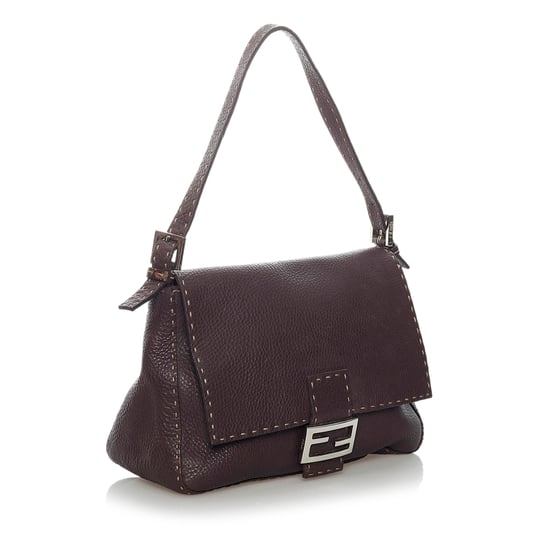 Vintage Fendi Selleria Mamma Baguette Brown