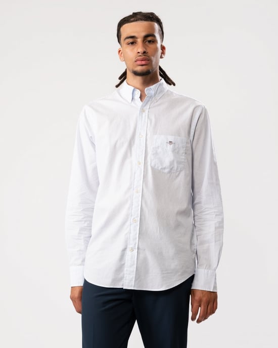 GANT Regular Fit Poplin Shield Banker Shirt - Image 1