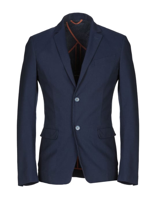 SUITS AND JACKETS Imperial Dark blue Man Cotton