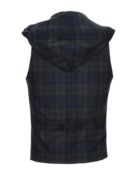 SUITS AND JACKETS Grey Daniele Alessandrini Dark blue Man Wool