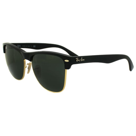 Ray-Ban Oval Unisex Demi Shiny Black Green Sunglasses
