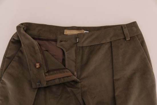 Ermanno Scervino Braune Samt-Bermuda-Shorts - Image 4