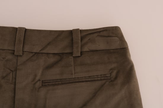 Ermanno Scervino Braune Samt-Bermuda-Shorts - Image 6