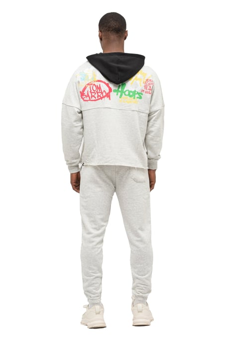 Tom Barron Men's Graffiti Print Contemporary Style Tracksuit
