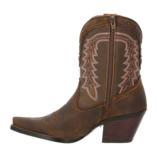 Durango Crush Leder Frauen Pecan Stiefel - Image 5
