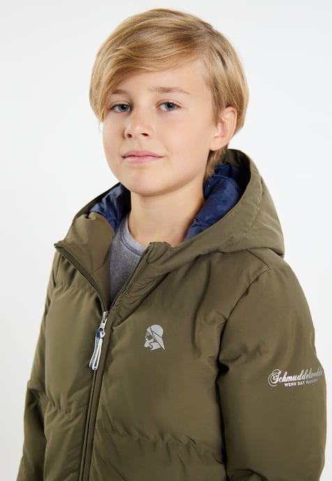 Schmuddelwedda Funktionale Winterjacke Jungs Militäroliv - Image 5