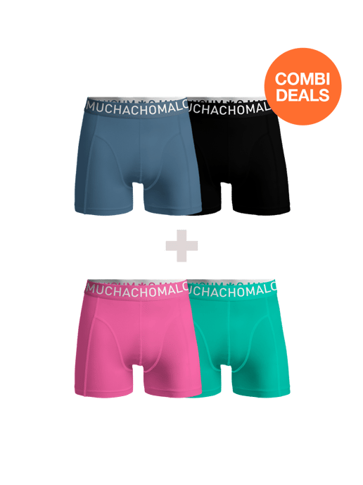 Muchachomalo Men's Boxer Shorts - 2+2 Pack - Men's Underpants