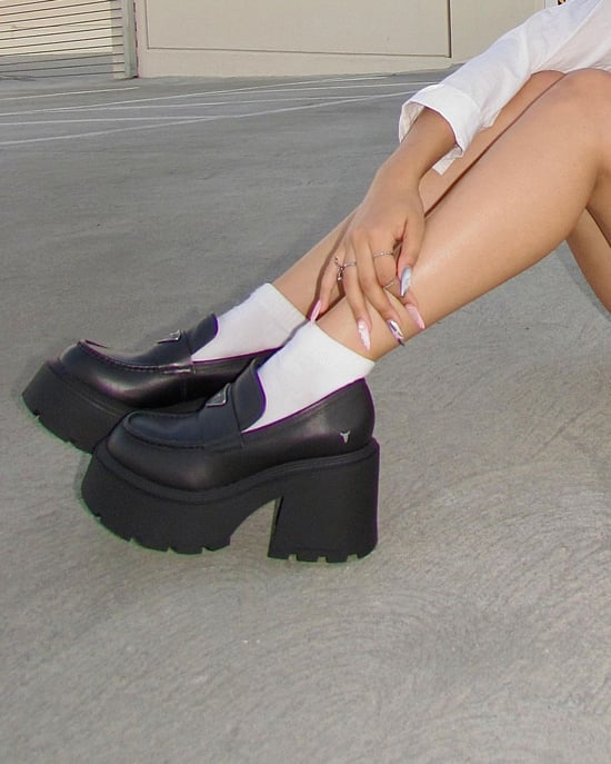 Windsor Smith Schwarze Leder Plateauschuhe - Spolied - Image 6