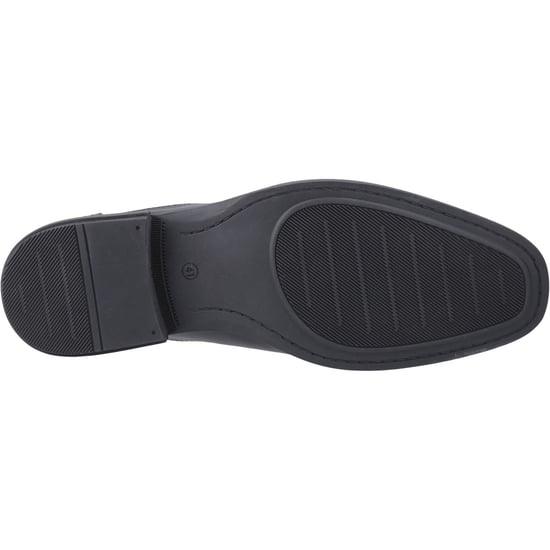 Pod Spear Leder Herren Schwarz Slip-On Schuhe - Image 3