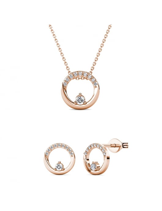 Clarine Set : Rose Gold und Kristall - Image 1