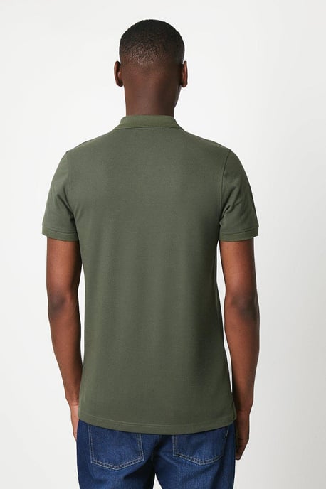Washed Pique Polo