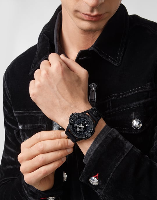 Philipp Plein The $kull Herrenuhr schwarz PWAAA0721 - Image 3