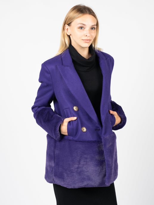 Silvian Heach Mantel Nichiren Damen violett - Image 3