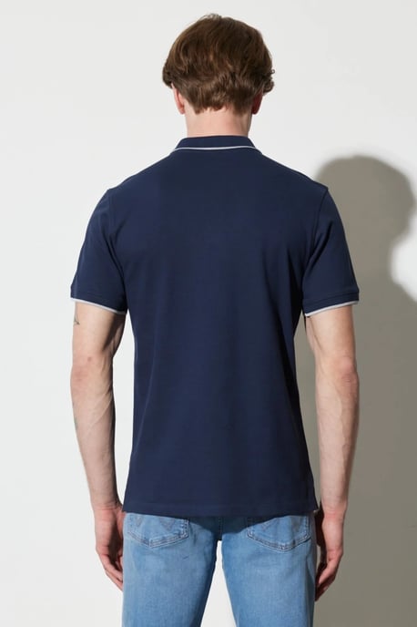 Wrangler - polo shirt marine - Image 4