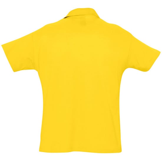 SOLS Herren Sommer II Pique Kurzarm-Poloshirt (Gold) - Image 2
