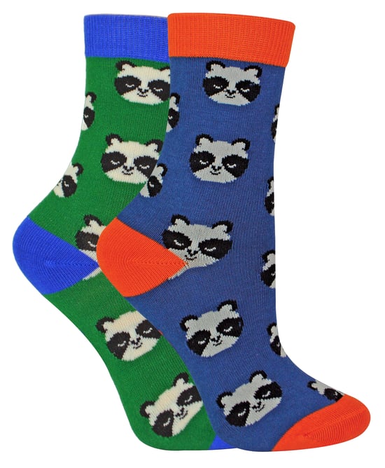Mr Heron - 2 Paar Socken aus Bambus mit Tiermuster - Panda - Image 1